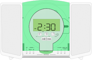 free vector Rca Stereo Cd Player clip art