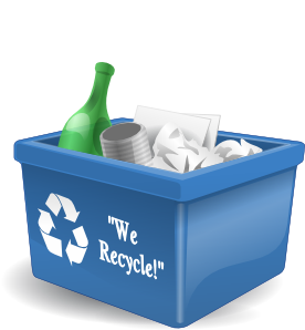 free vector Recycling Box 3d clip art