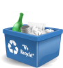 free vector Recycling Box 3d clip art