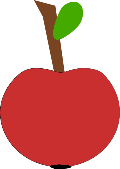 Download Red Apple clip art (113644) Free SVG Download / 4 Vector