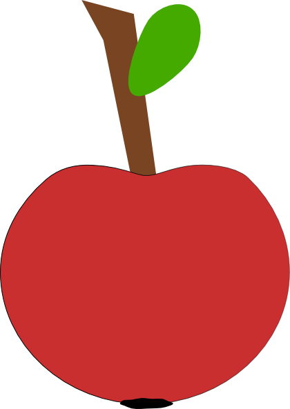 free vector Red Apple clip art