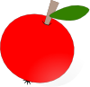 free vector Red Apple clip art