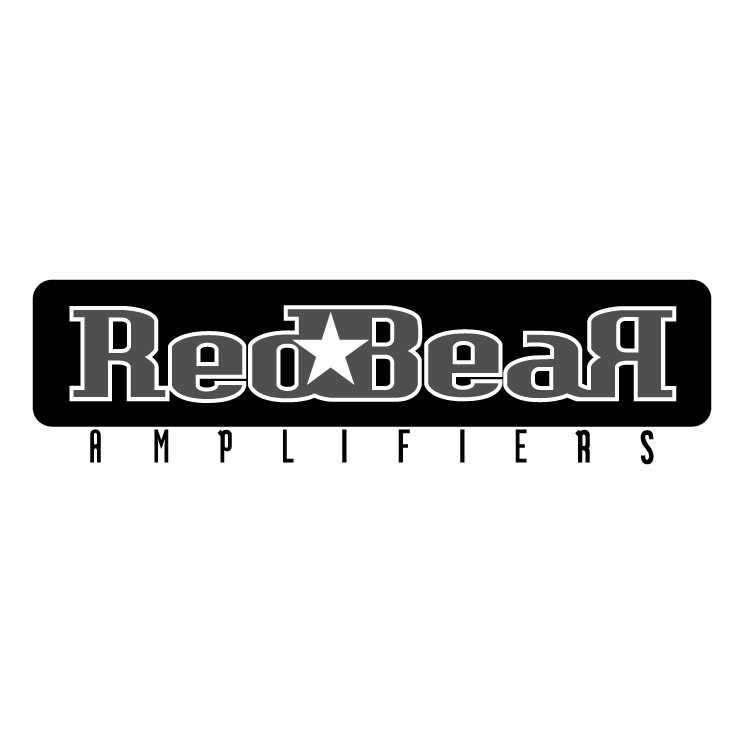 free vector Red bear amplifiers