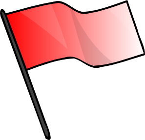 free vector Red Flag clip art