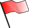 free vector Red Flag clip art