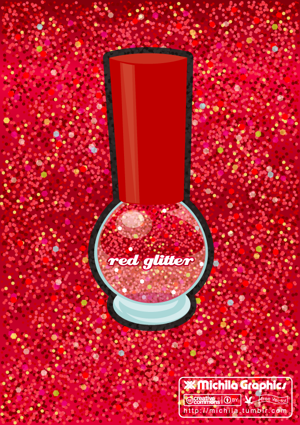 free vector Red Glitter Vector Background