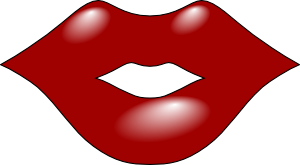 free vector Red Lips clip art