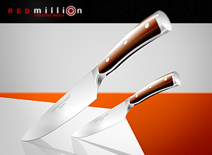 free vector 
								Red Million Knives							