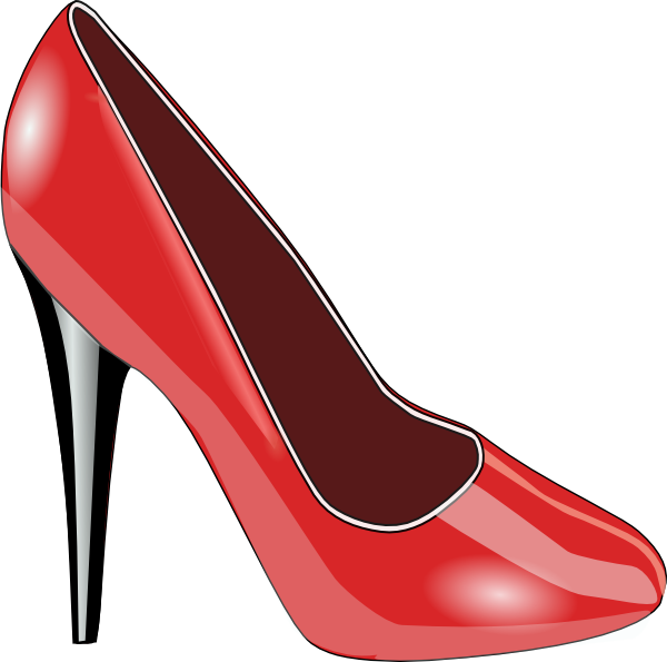 free vector Red Patent Leather Shoe clip art