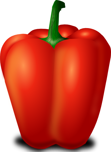 free vector Red Pepper clip art