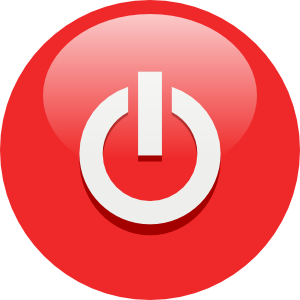 free vector Red Power Button clip art