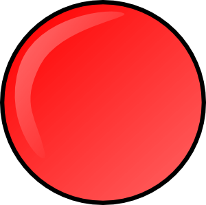 free vector Red Round Button clip art
