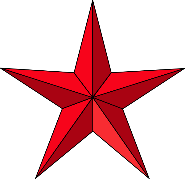 free vector Red Star clip art