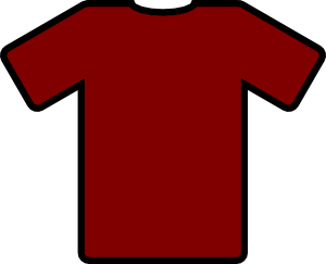 free vector Red Tshirt clip art
