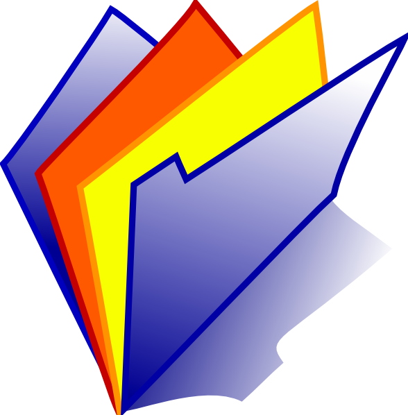free vector Red Yellow Folder Icon clip art