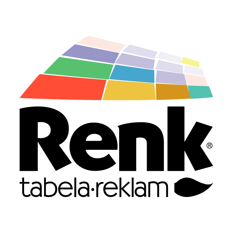 free vector Renk tabela reklam
