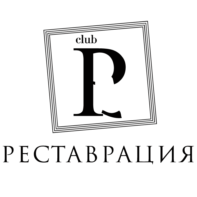 free vector Restavratciya club