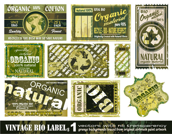 free vector Retro vector to do the old label