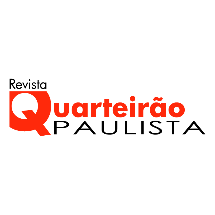 free vector Revista quarteirao paulista