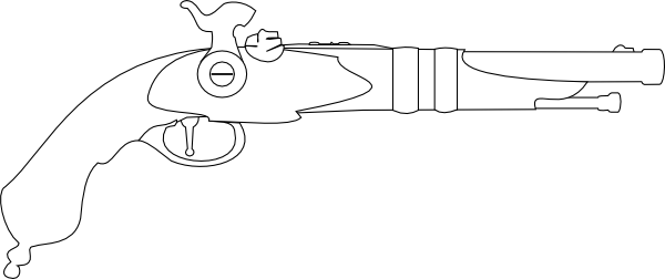 free vector Revolver clip art