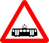 free vector Road Signs Tram clip art