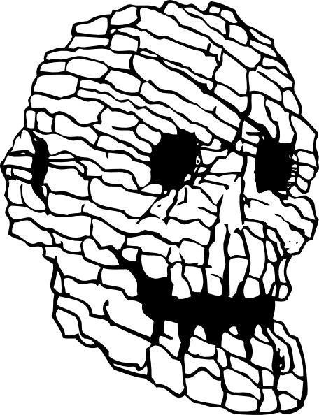 free vector Rock Skull clip art