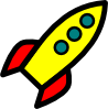free vector Rocket clip art