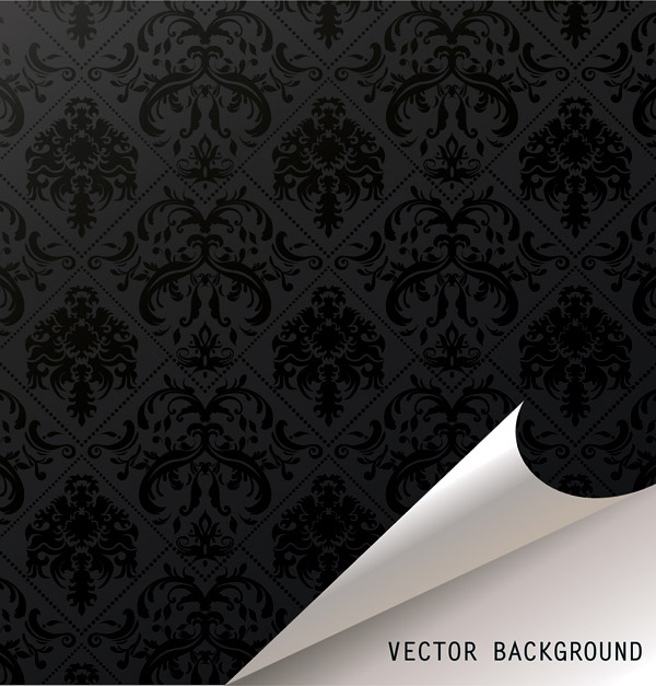 free vector Roll angle of the paper pattern vector