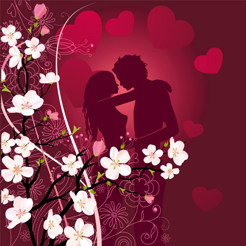 Romantic heartshaped graphic (25648) Free EPS Download / 4 Vector