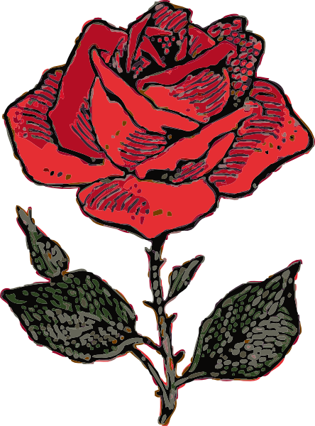 free vector Rose clip art