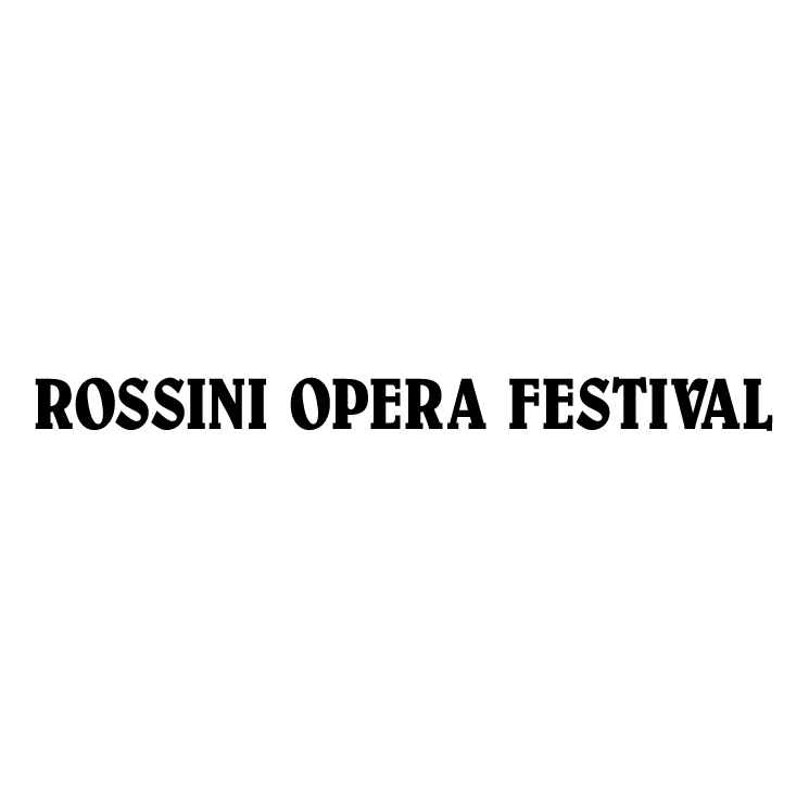 free vector Rossini opera festival 1