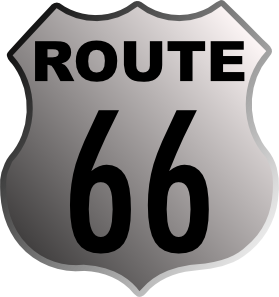 free vector Route 66 clip art