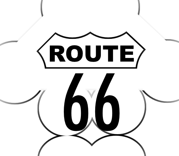 free vector Route 66 Usa Highway clip art