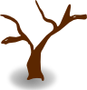 free vector Rpg Map Symbols Deserted Tree clip art