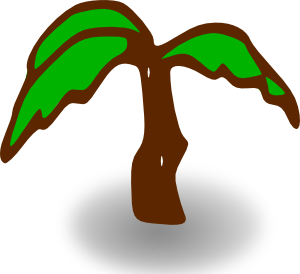 free vector Rpg Map Symbols Palm Tree clip art