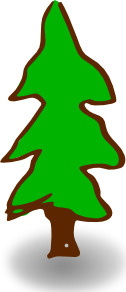 free vector Rpg Map Symbols Tree clip art
