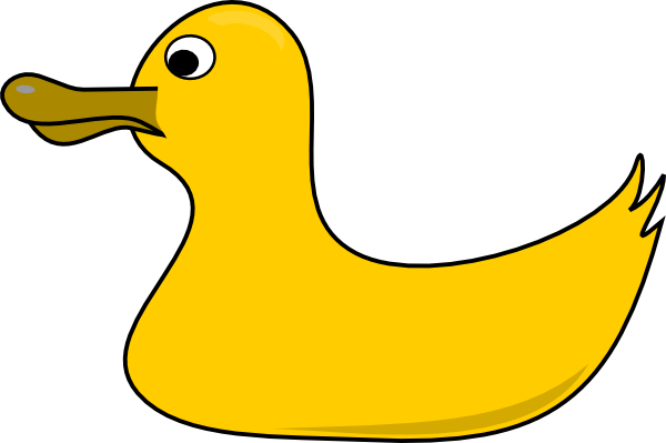 free vector Rubber Duck clip art