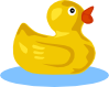 free vector Rubber Duck clip art