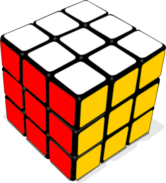 free vector Rubik Cube Game clip art