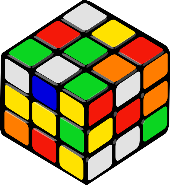 free vector Rubik's Cube Random clip art