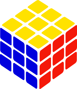 free vector Rubik's Cube Simple clip art