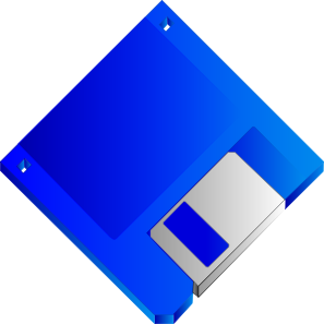 free vector Sabathius Floppy Disk Blue No Label clip art