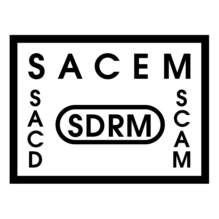 free vector Sacem sdrm sacd scam