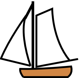 free vector Sailing Boat clip art