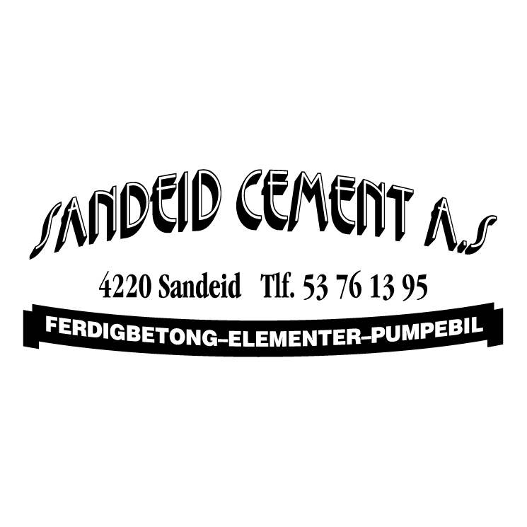 free vector Sandeid cement as