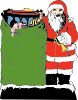 free vector Santa And His Bag clip art