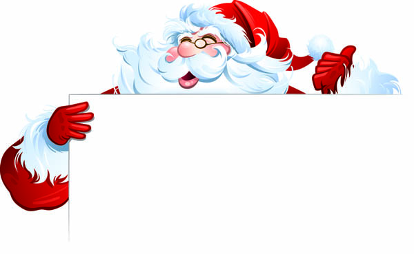 free vector Santa claus cartoon picture vector