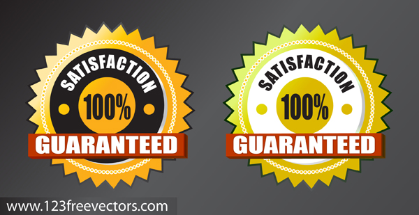 free vector Satisfaction Guarantee Vector