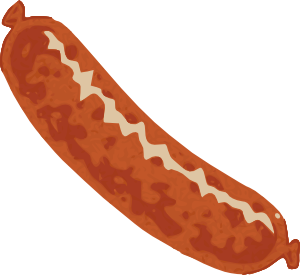 free vector Sausage clip art