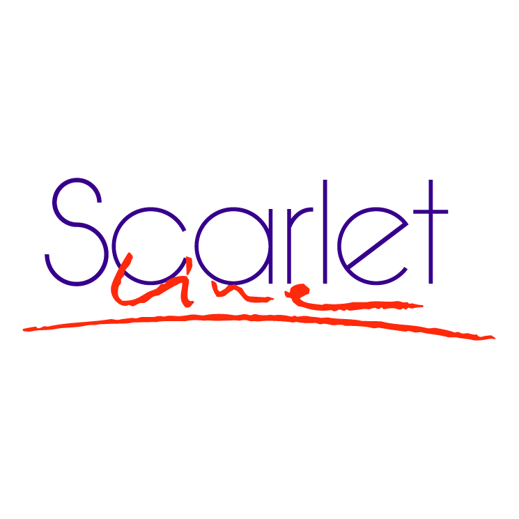 free vector Scarlet line